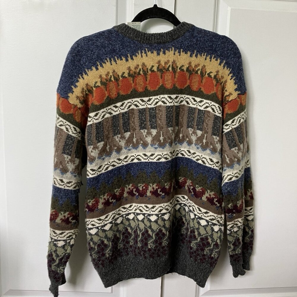Northern Reflections Multicolor Patterned Button-Front Cardigan - Picture 5 of 7